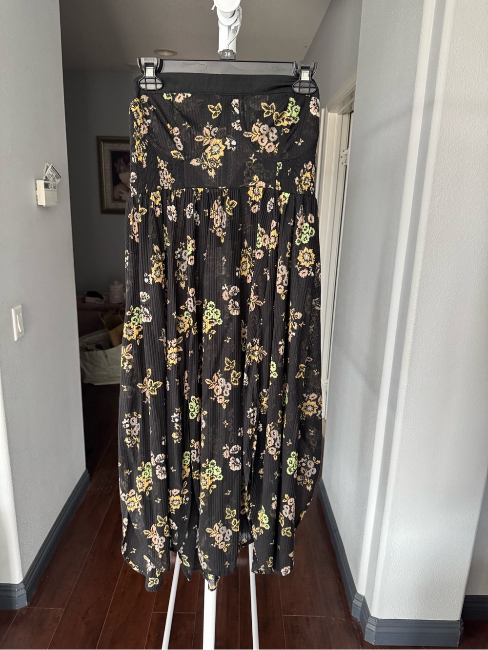 NWT Free People tube top smocked tunic dress